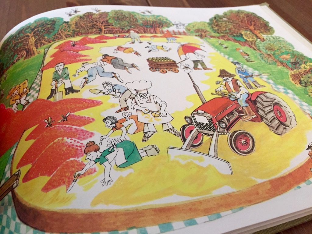 Artwork from the book Giant Jam Sandwich