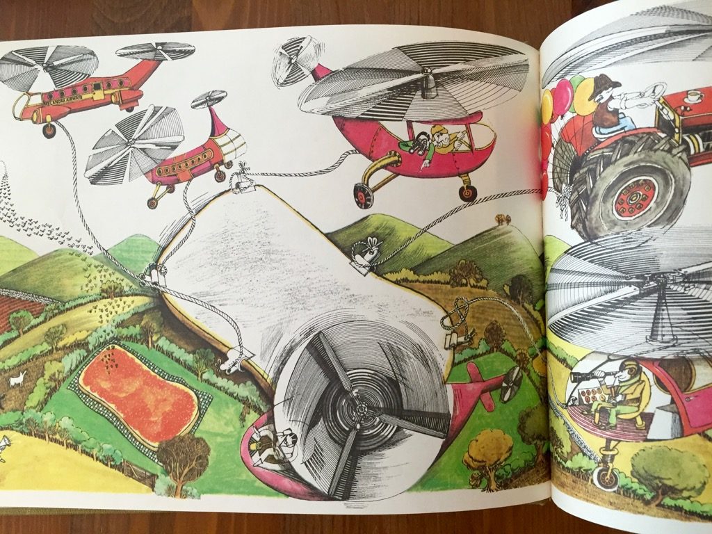 Artwork from the book Giant Jam Sandwich