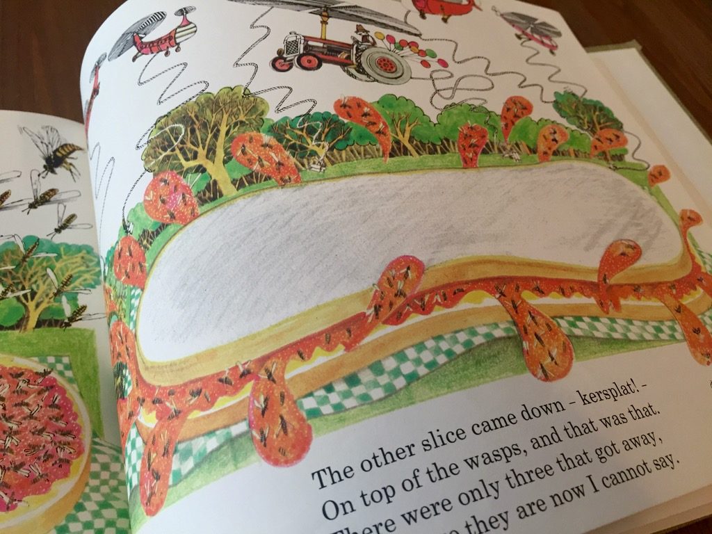 Artwork from the book Giant Jam Sandwich