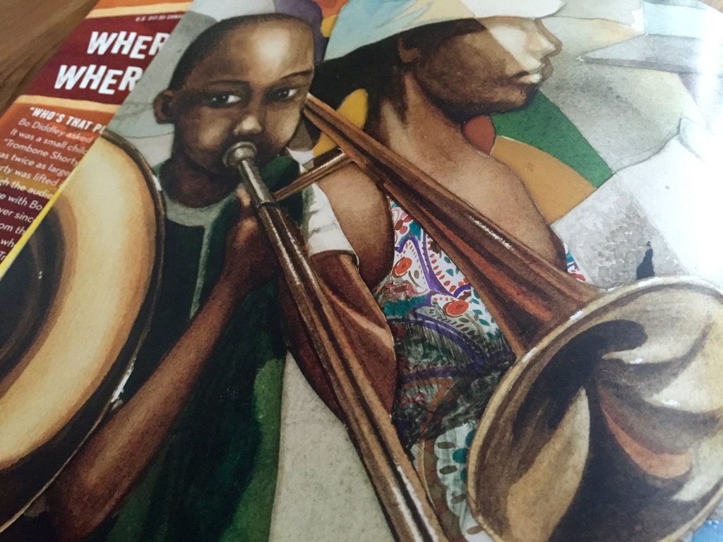 Artwork from the book Trombone Shorty