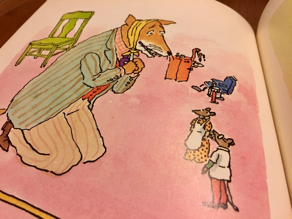 Artwork from the book Doctor De Soto by William Steig